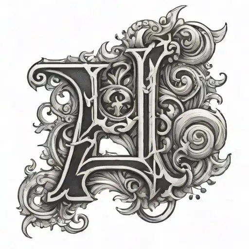 Letter X And The Letter F