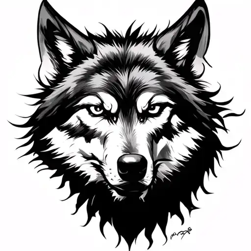 Samurai With A Wolf Sleeve