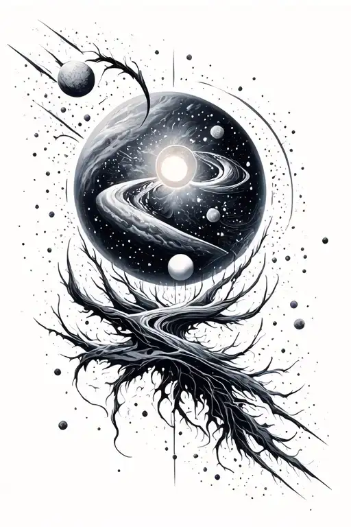 Universe Negative Space Elements