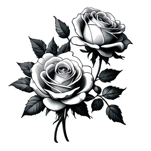 Roses Blooming