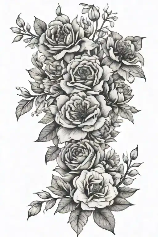 Birth Flower Bouquet