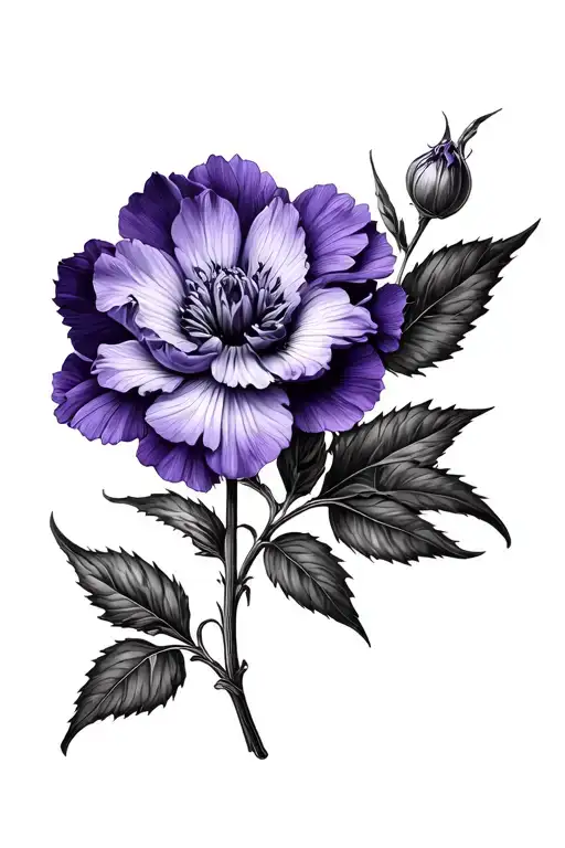 Violet One Violet Flower