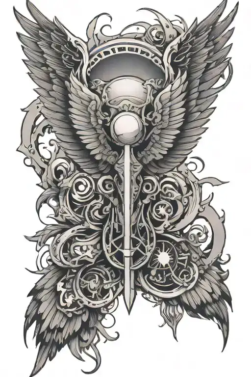 Cyber Sigilism Wings Spread Wide