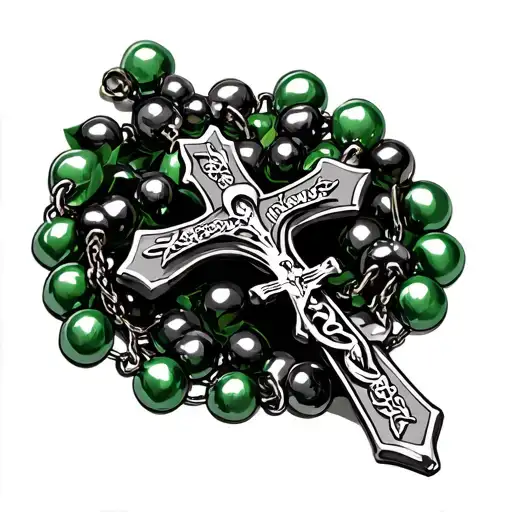 Survivor Memorial Rosary Green