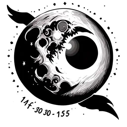 Half Moon With Date 11-30-15