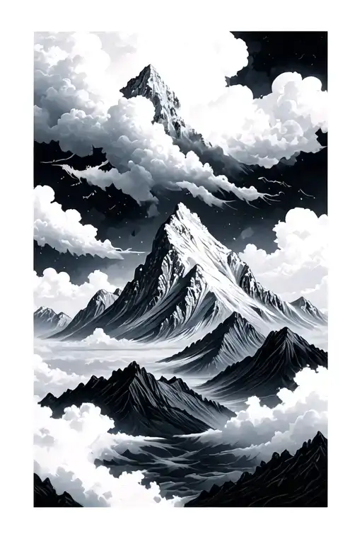 Cloud And Mountain