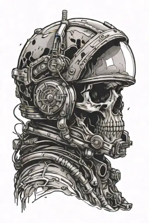 Dead Astronaut Skull