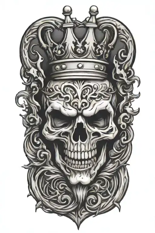 Heart With A Crown Creepy