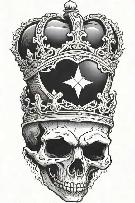 Heart With A Crown Creepy