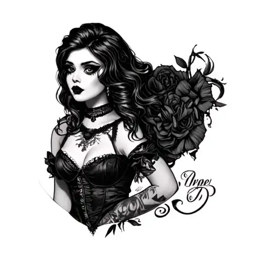 Goth Pinup Girl