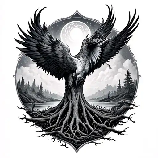 Roadwater Yggdrasil Hugin Munin