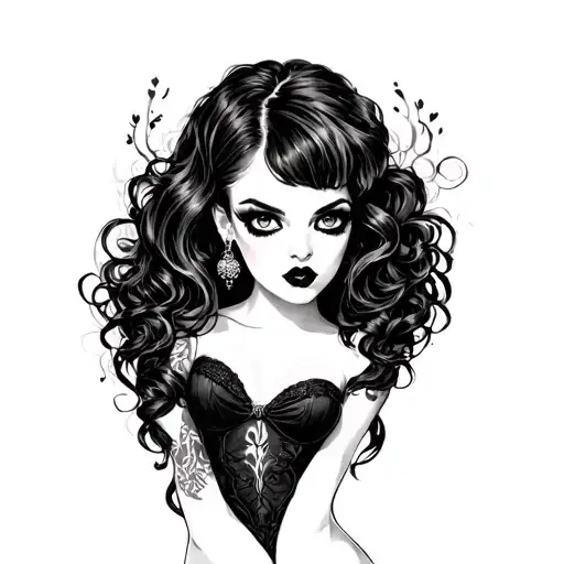 Goth Pinup Girl