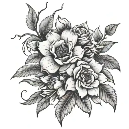 Flowers And Branches