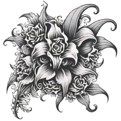 Jester Flowers Intertwined