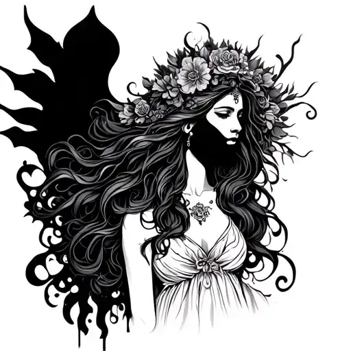 Whimsical Goddess Demeter