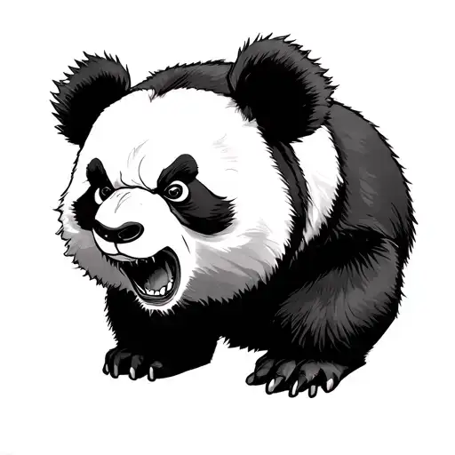 Angry Panda Bear