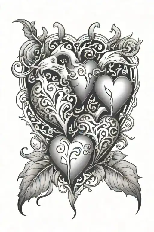 Hearts Characters Hidden Within