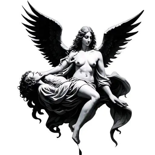 Angel Taking Your Soul Leaving The Body