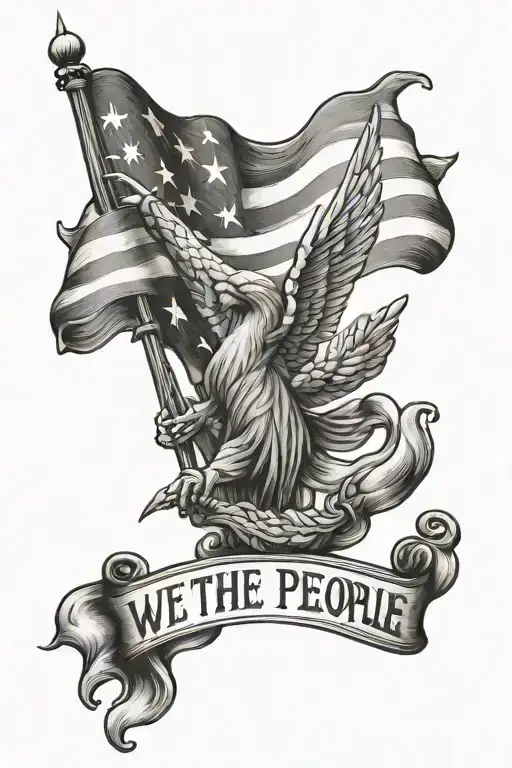 American Flag We The People