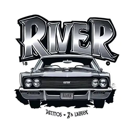 The Name River With Cars