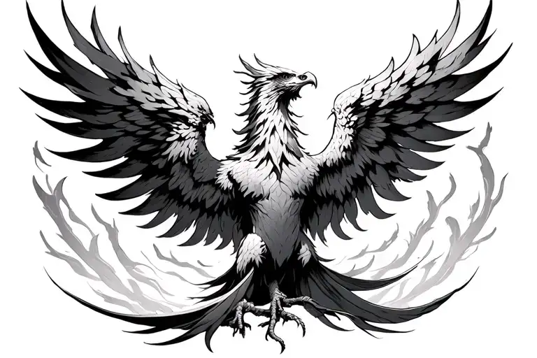 Phoenix Rising Out Of Control Of Myself