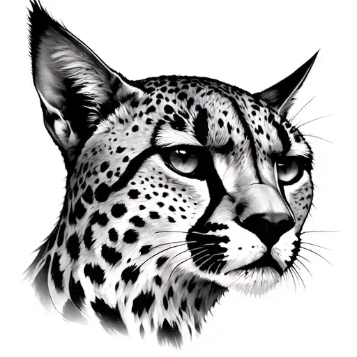 Cardinal Shaded Like A Cheetah