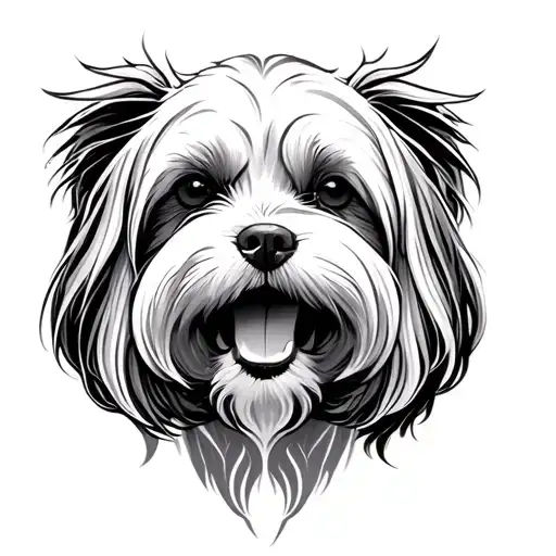Simple Maltese Outline