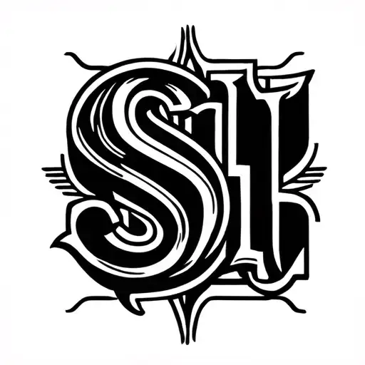 Simple Tattoo With The Letters S L P A Minimalist