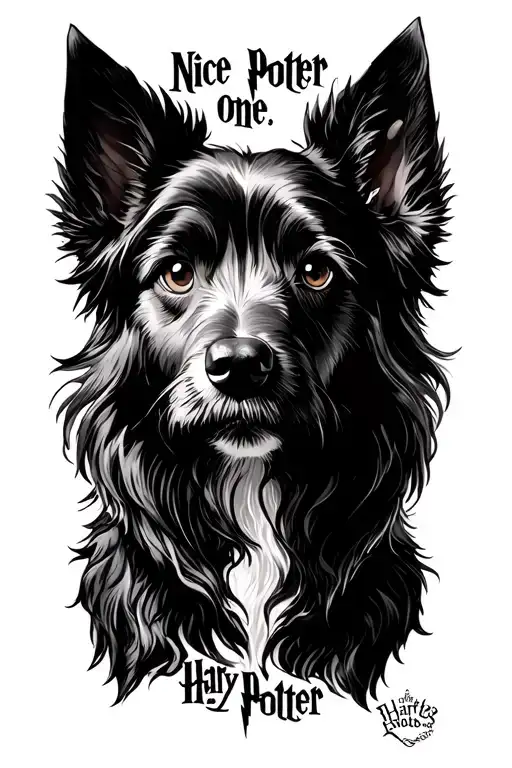 Harry Potter Padfoot Saying Nice One Jam