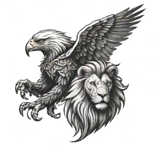 Eagle And Lion