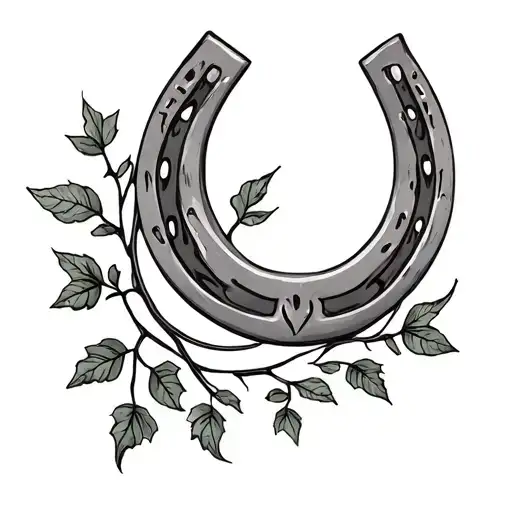 Horseshoe With Ivy