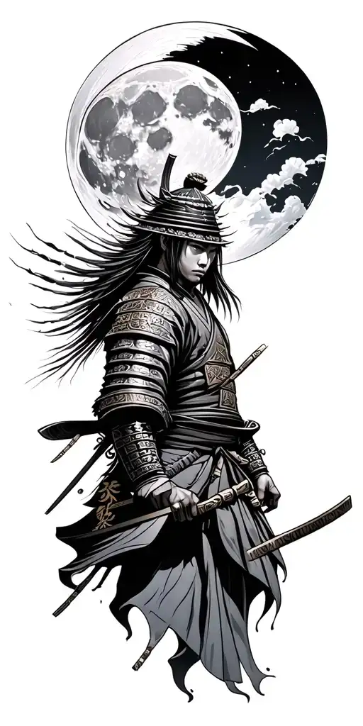 Samurai Moon Surrounded