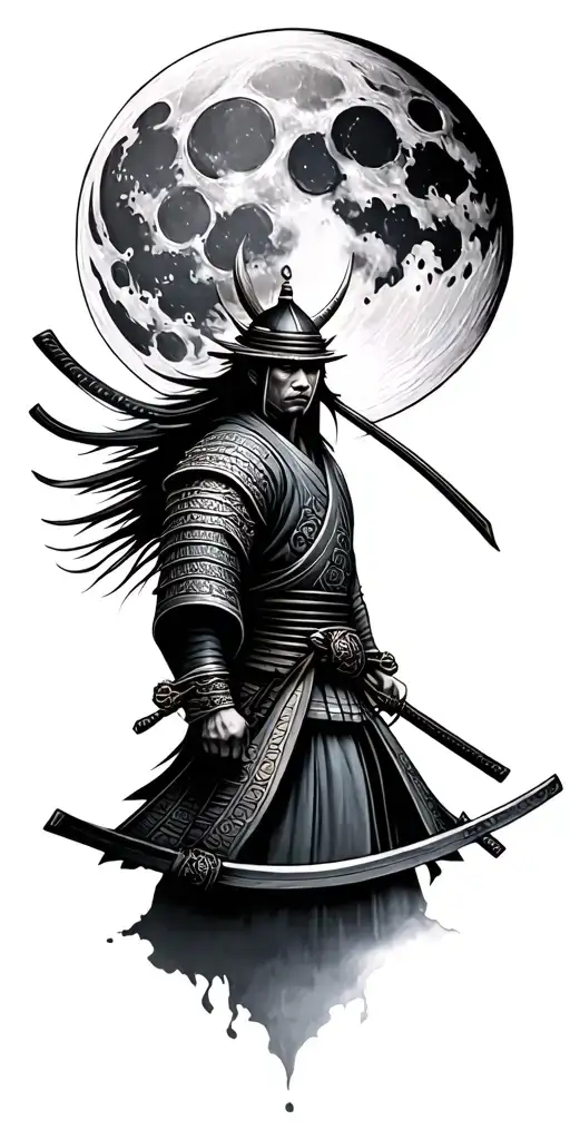 Samurai Moon Surrounded