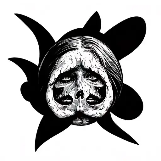 Anxiety And Depression Symbol Minimal