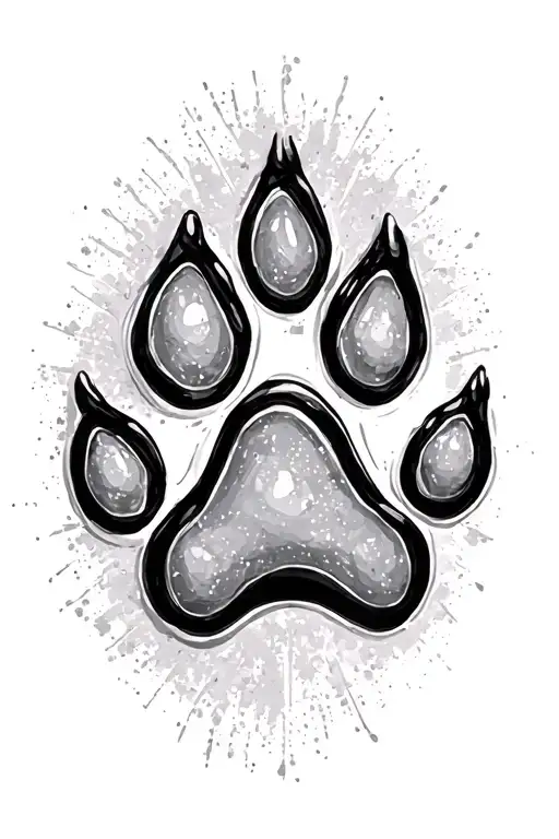 Dog Paw Print