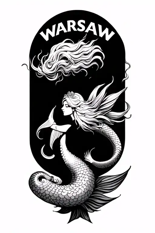 Warsaw Mermaid Logo