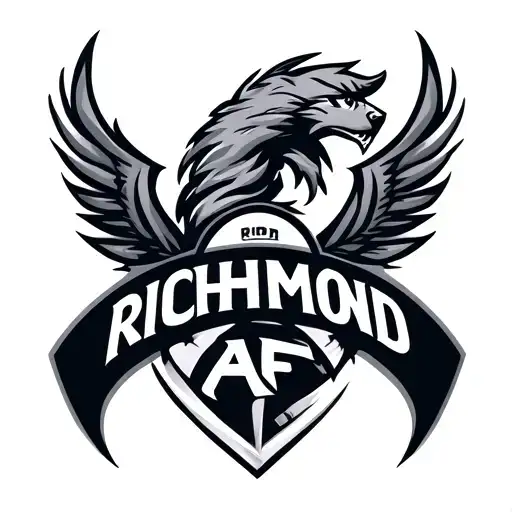 Richmond Afl Logo With A Majestic