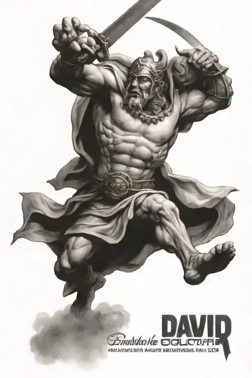 David Versus Goliath Realistic Heavenly