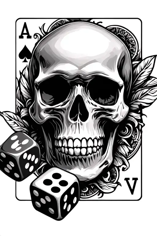 Skull Dice And Cards