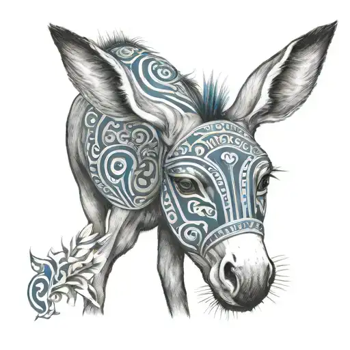 Blue Donkey