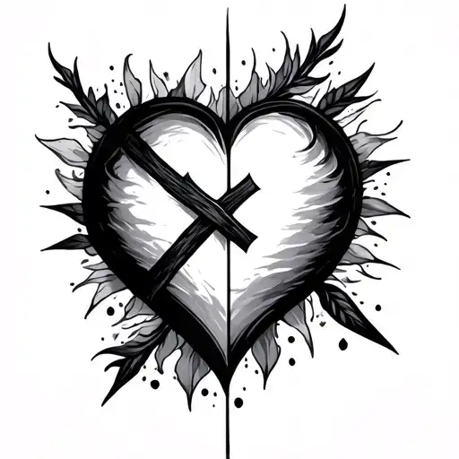 Half Heart Half Cross