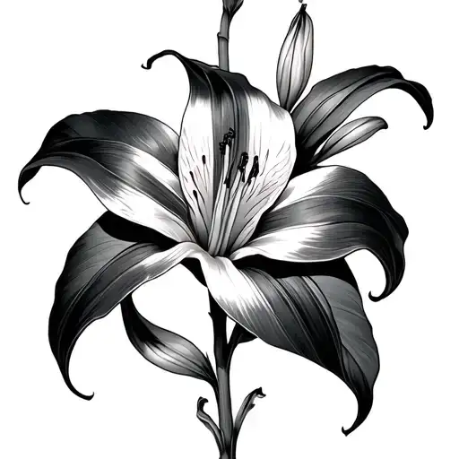 Tiger Lily Intertwined