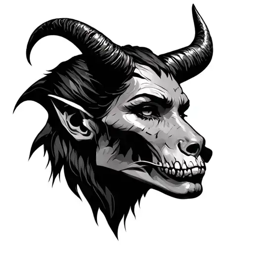 Sierra With Devil Horns
