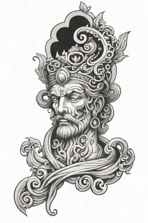 God Tattoo Design