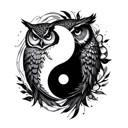Owl Yin Yang