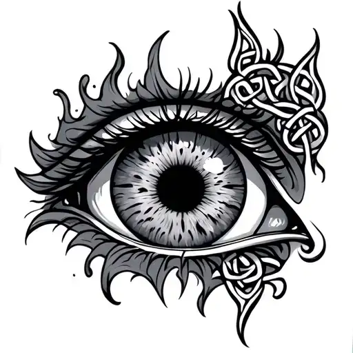 Irish Celtic Eyeball