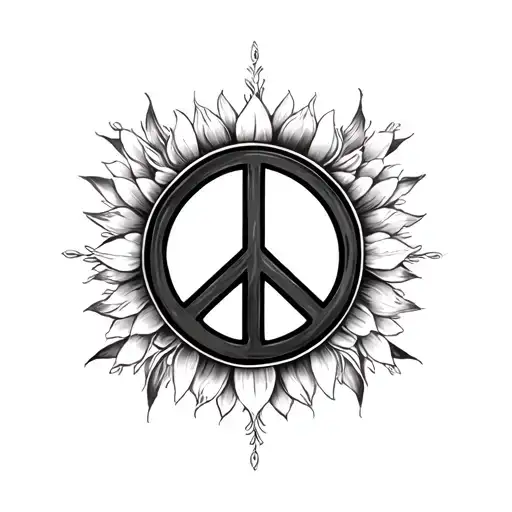 Peace Symbol Wisdom And Grace