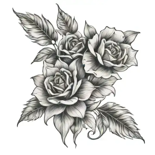 Lara With Flower Detail