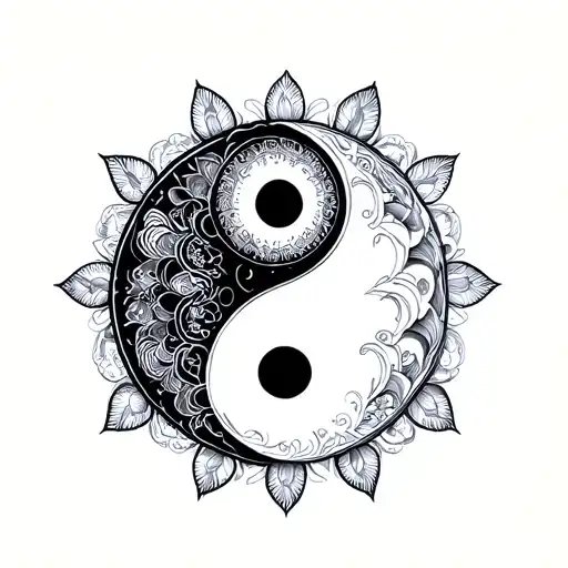 Mandala Yin Yang