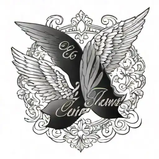 Wings And 2 Names Olivera And Stefana